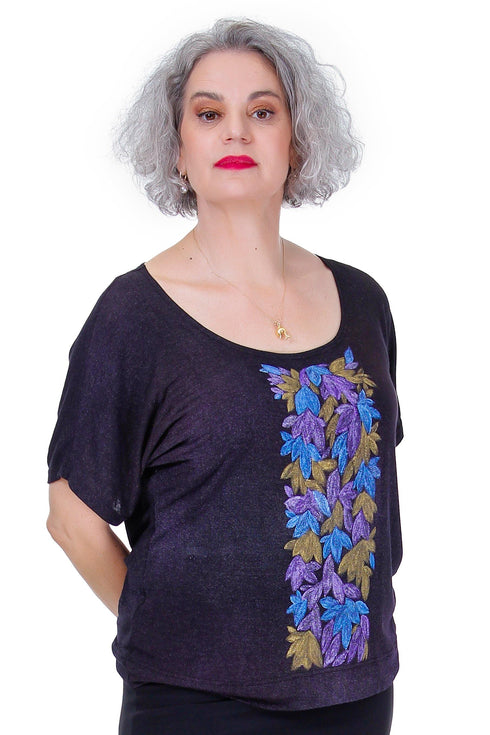 Bluza jerse pictata  Liza Panait Liza Panait Online Boutique